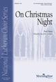 On Christmas Night Unison choral sheet music cover